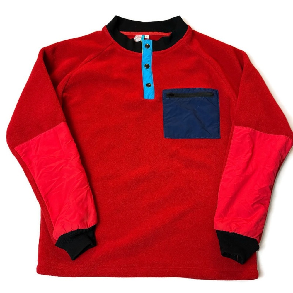 Topo Designs Snap Fleece Pullover